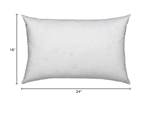 Almohada de algodón 61x46 cm con plumas firme miniatura 2