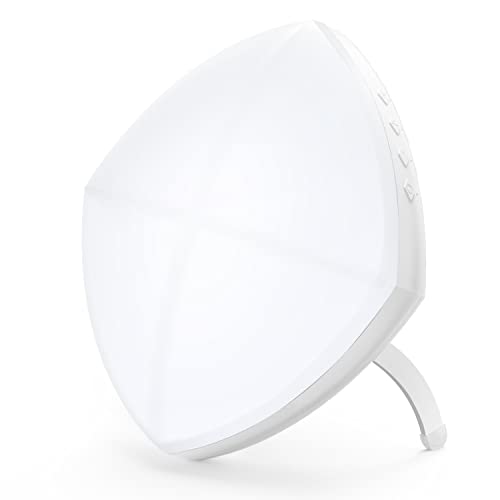 outlite Tageslichtlampe, tragbare lichttherapie Simulation von Tageslicht, 10000 Lux tageslichtlampe mit 5 Helligkeitsmodi und 3 Farbmodi, lichttherapielampe mit Timer und Memory-Funktion Cover
