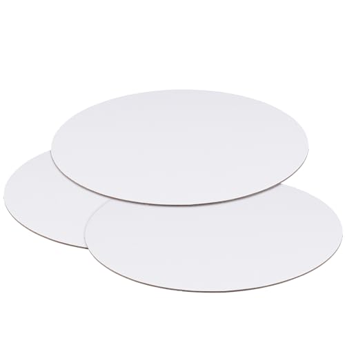Planche à gâteau ronde blanche de 25 cm pour éviter les fissures de glaçage