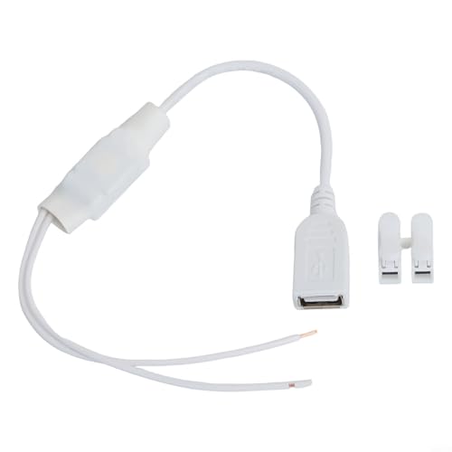 Honseadek Adaptador de corriente CA CC, 220 V a 5 V conector USB módulo transformador, con protección contra cortocircuitos, para sistema de monitor de cámara de seguridad WiFi