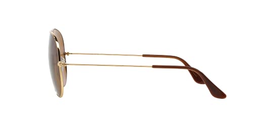 Image of Ray-Ban RB3025 Metal Aviator Sunglasses + Vision Group Accessories Bundle