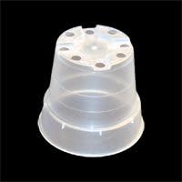 Miniatura 2 de Macetas rígidas para orquídeas transparentes de 4" - Paquete de 6