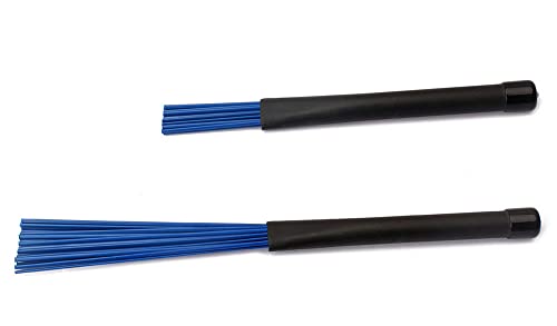 image for Jiayouy 1 Pair Drum Brushes Drum Sticks Percussion Retractable Nylon B