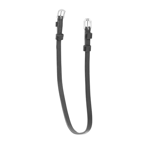 Shires Velociti Rapida Leather Bridle Throatlash (Full, Black)