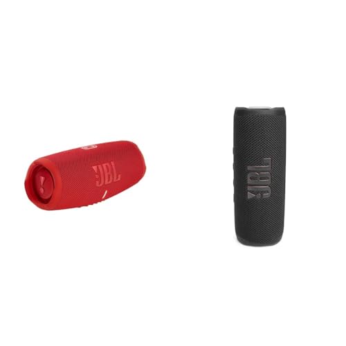 【セット買い】JBL CHARGE5 Bluetoothスピーカー USB C充電/IP67防塵防水/パッシブラジエーター搭載/ポータブル/2021年モデル レッド JBLCHARGE5RED + FLIP6 Bluetoothスピーカー USB C充電/