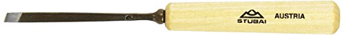 STUBAI-gerades Balleisen schräg 5mm | Serie 52 | Stich 1 | ca. 30° schräg beidseitig geschliffen | Für glatte Flächen, Vorstechen, Kerb- & Reliefarbeiten.
