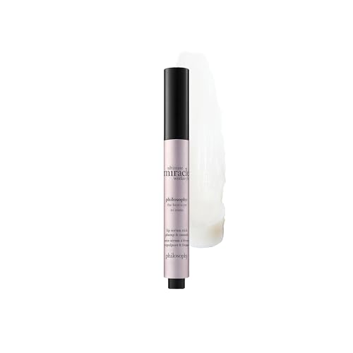 philosophy ultimate miracle worker fix lip serum stick - with sunflower seed oil - clinically proven to increase volume and decrease wrinkles - nourishing balm
