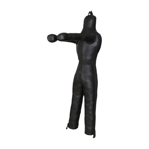kesurpae Muñeco de Boxeo versátil, Funda para maniquí de Lucha Libre para Todos los Niveles, práctica Karate y Taekwondo sin Relleno, para Hombres, Negro, 170 centímetros