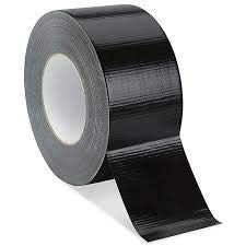 Emballage Diamant - 6 Rouleaux - Noir Gaffer/Duct Tape Taille