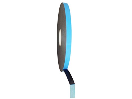 GGR Supplies T.R.U. DC-PEF06P Black Double Coated Window Glazing Tape: Weather Resistant: Glass...