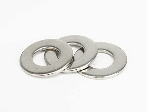 LUPANTER 7/16" Stainless Flat Washers 50 Pack Made of 18-8 (304) Stainless Steel