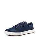 Timberland Davis Square F/L Oxford Sneaker Basic Zapatillas para Hombre, Azul (Navy Nubuck), 43.5 EU