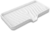 Jabonera de silicona con drenaje, secado rápido, beige pequeña, paquete de 2 | Soporte suave de silicona antideslizante para esponja, dispensador, estropajo, botella y taza, secado rápido que previene moho en ducha, cocina y baño 6