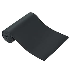 FLKQC FC-0308 Neopren Gummiplattenrolle, Schwarz