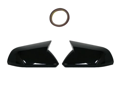 Coque de rétroviseur latéral de voiture pour Mustang 2015-2022 finition noire premium
