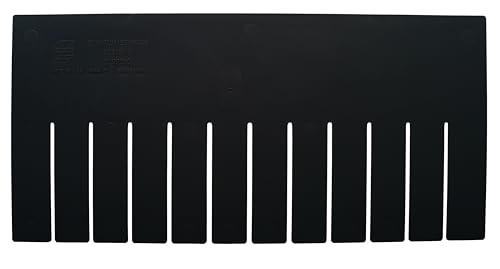 Image of FSE 373-DL92080CO Long Divider, Conductive, for use with DG92080CO, Black (Pack of 6), Made in USA