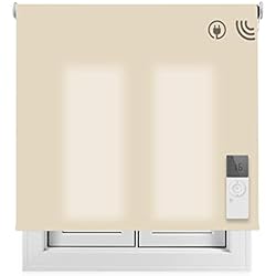 Estores Inteligentes Ikea Smart Roll Wi-Fi Transúcido/Estor Enrollable Inteligente/Programación Horaria/Alexa/Google Home/RF/Color: Beige. Medidas: 154cm x 180cm