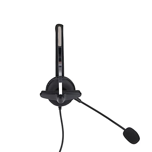 Tomantery Auriculares Telefónicos Omnidireccionales para Oficina de Negocios, Centro de Llamadas, Auriculares con Cable, Reducción de Ruido de Alta Definición para Profesionales de Servicio Al (#1)