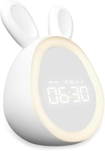 AOBOPO����E�T�M�f�U�C���̊w�������d�q�f�W�^���ڊo�܂����v ���@�\�Ȃ��킢���E�T�M�^�ڊo�܂����v �i�C�g���C�g�t�� �X�}�[�gUSB�[�d�� �E�F�C�N�A�b�v���C�g�@�\ �Q���̒u�����v �f�W�^���\�� ���ԃA���[��