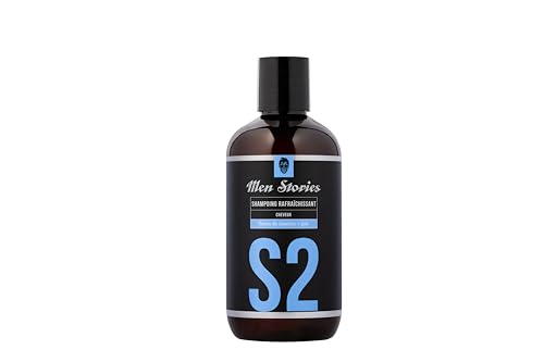 Men Stories S2 Shampoing Rafraîchissant pour Cheveux, Fleurs de Lamiers et Pin 250ml