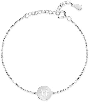 Bracciale Tennis Donna Personalizzato Con Segno Zodiacale - Acciaio Chirurgico Placcato Oro/argento - Regalo Per Mamma, Amica, Compleanno