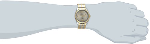 Armitron 20/4591GYTT Men'S Day/Date Easy To Read Metal Expansion Bracelet Watch thumb #3