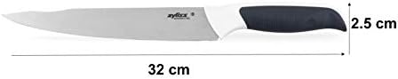 Zyliss E920209 Comfort Carving Knife | 18.5 cm/7.25 Inch | Japanese Stainless Steel | Black/White | Kitchen Knife/Meat Knife | Dishwasher Safe | 5 Year Guarantee