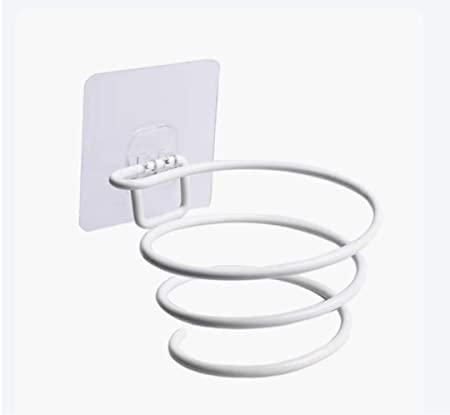 PRAYAS Self Adhesive Hair Dryer Holder Wall Mounted Hair Blow Dryer Rack Bathroom Hair Dryer Organizer (WHITE) (B0B7CG81FD) Amazon Price History, Amazon Price Tracker