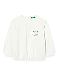 United Colors of Benetton (Z6ERJ) Mädchen Maglia G/c M/l Kapuzenpullover, Schneewittchen 074, 74