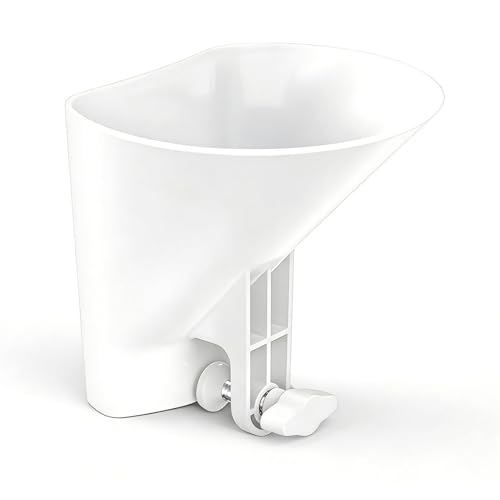 Embudo Para Batidora Con Soporte - Accesorio Para Boquilla Para Verter Harina De Ancha | Tolva Guía Para Tazón De Mezcla Para Hornear, Herramienta De Vertido De Calidad Alimentaria Para Cocina, P