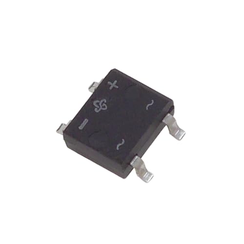 Pack of 10 DF06S/27 Bridge Rectifier Single Phase Standard 600V 1A Surface Mount DFS :RoHS, Cut Tape
