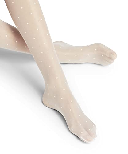 Image of FALKE Women's Dot Tights, Ultra Sheer 15 Denier, Dot Pattern, Trendy Stockings, 1 Pair