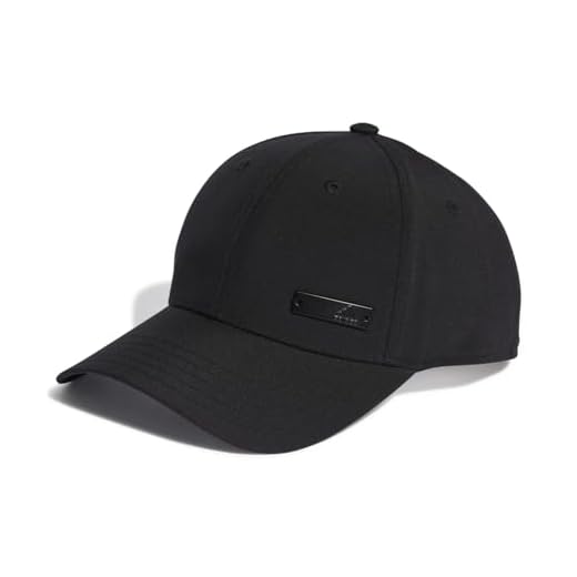 adidas Unisex - Adulto Metal Badge Lightweight Baseball cap, Black, M