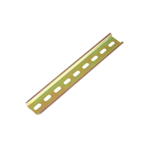 Carril Din 35mm NS35-S de acero con 50cm de longitud para bornas y disyuntores, pack de 2 uds