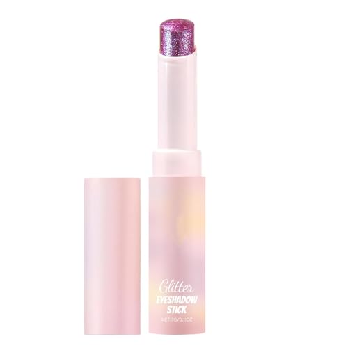 Sombras de Ojos en Barra con Gelatina Cristalina - Iluminador En Stick Para Ojos Con Efecto Brillante | Maquillaje Facial Fácil de Difuminar para Viajes y Eventos