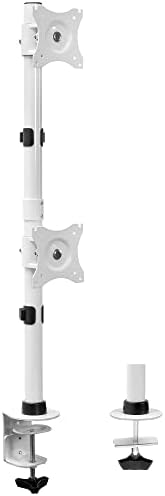 Dual Monitor Stand - Vertical Stack Screen Free-Standing Monitor Riser ...