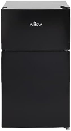 Willow WB50UCFF Under Counter Fridge Freezer. 2-Door, 4* Freezer Rating, 86 Litre Capacity with 61 Litre Fridge and a 25 Litre Freezer, 2 Years Manufacturers Warranty (Black)