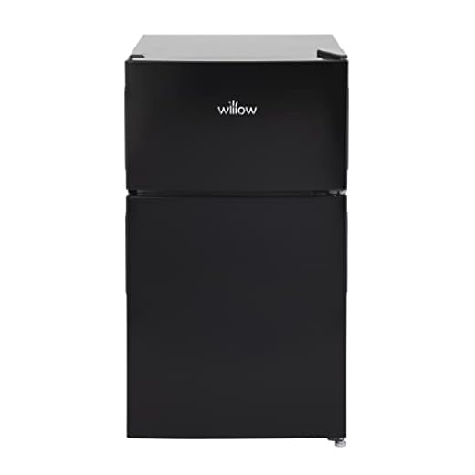 Willow WB50UCFF 86L Under Counter Fridge Freezer with 4* Freezer Rating, Adjustable Thermostat, Low Noise Level, 2 Years Warranty - Black