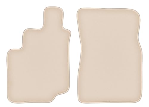 Tapis auto de rechange en velours beige pour SsangYong Musso SUV sol avant usé