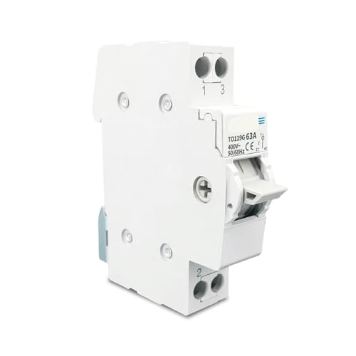 MTS 1P 63A disjoncteur de verrouillage inverseur de source manuel double puissance - 5