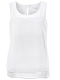 Ashley Brooke by Heine Shirt Blusentop Damen Bluse Top Weiß, Größenauswahl:38
