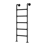 【Installation Murale Gain de Place】 Cette échelle compacte pour lits en hauteur ne nécessite qu'un recul de 15 cm (5,9 po) par rapport au mur, permettant ainsi d'optimiser l'espace dans les mezzanines, les chambres d'étudiants, les camping-cars, les bateaux et les cabanes. Sa conception spécifique la rend parfaitement adaptée pour servir à la fois d'échelle pour puits de lumière et d'échelle d'évacuation par fenêtre