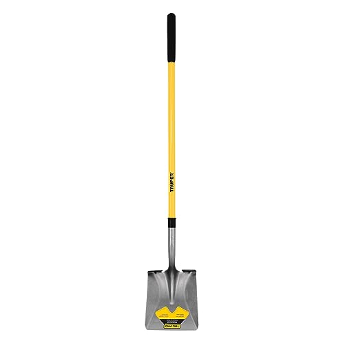 TRUPER PCL-F Palas de punta cuadrada de mango largo de fibra de vidrio de 147 cm