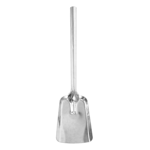 Gadpiparty Pelle à Cendres Cheminée Fonte Épaisse Haute Capacité avec Long Manche Pelle Braise pour Poêle Barbecue et Jardin Outil pour Collecte de Cendres et Débris