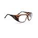 Phillips RG-38 Fitover Radiation Protective Eye Glasses - Plastic Rectangle Frame, Large/Extra Large