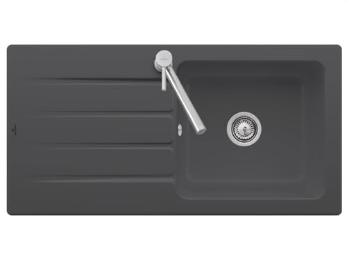 Villeroy & Boch Architectura 60-3360 01 i4 Graphit Keramikspüle Handbetätigung