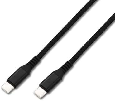 USB-C to USB-C 케이블 60W PD 고속 충전 코드 노트북 태블릿 스마트폰과 호환 나일론 와이어(레드, 3m(1피트) — 사진 4