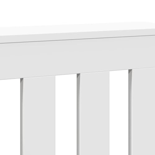 Miniatura 6 de Ikayaa Cubre Radiadores 104x20x82 Cm Cubierta De Radiador Madera Con Estante Superior Para Salón Dormitorio Oficina Blanco