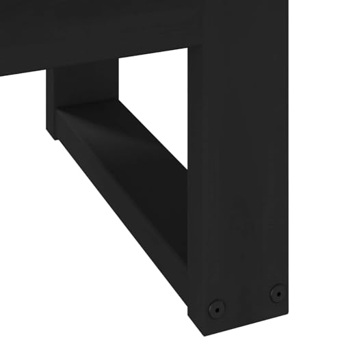 Table basse en pin massif NOAIN avec plateau fendu - 7