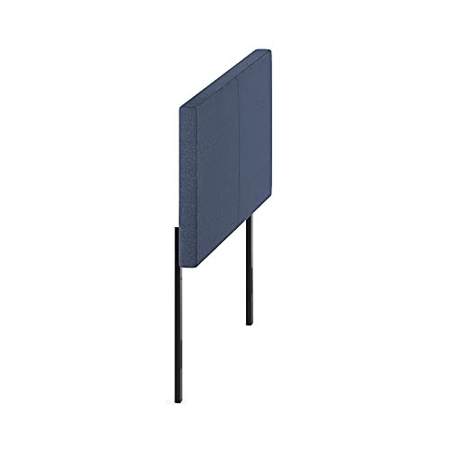 Image of Furinno Roanne Upholstered Headboard, Denim, Queen